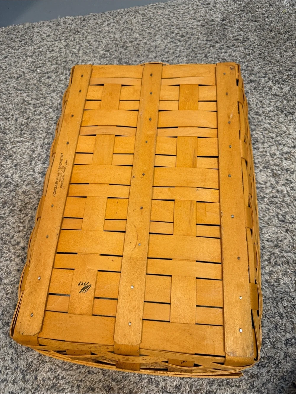 Longaberger serving tray basket